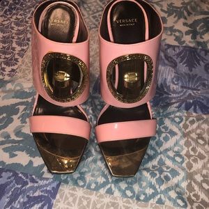 Versace transparent heel